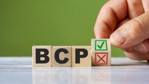 Storing physical backups of data for BCP