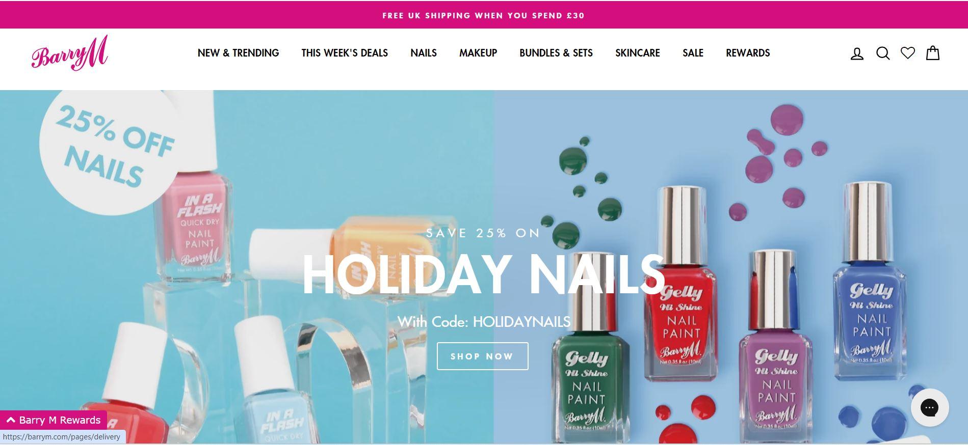 Barry M Cosmetics Ltd