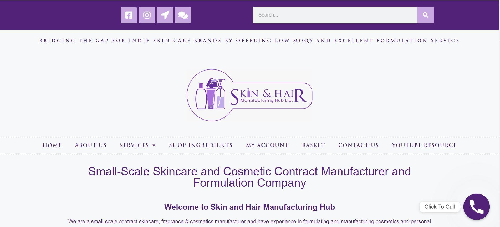 Skin & Hair Manufacturing Hub